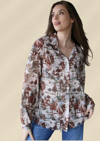 COWBOY BLOUSE