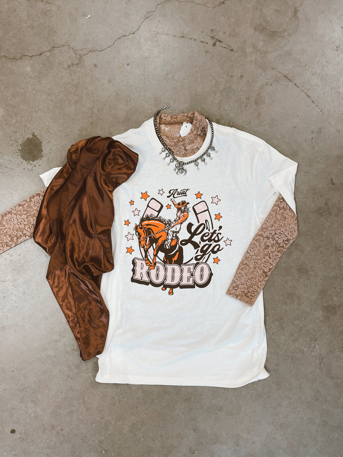 Ariat let’s rodeo tee