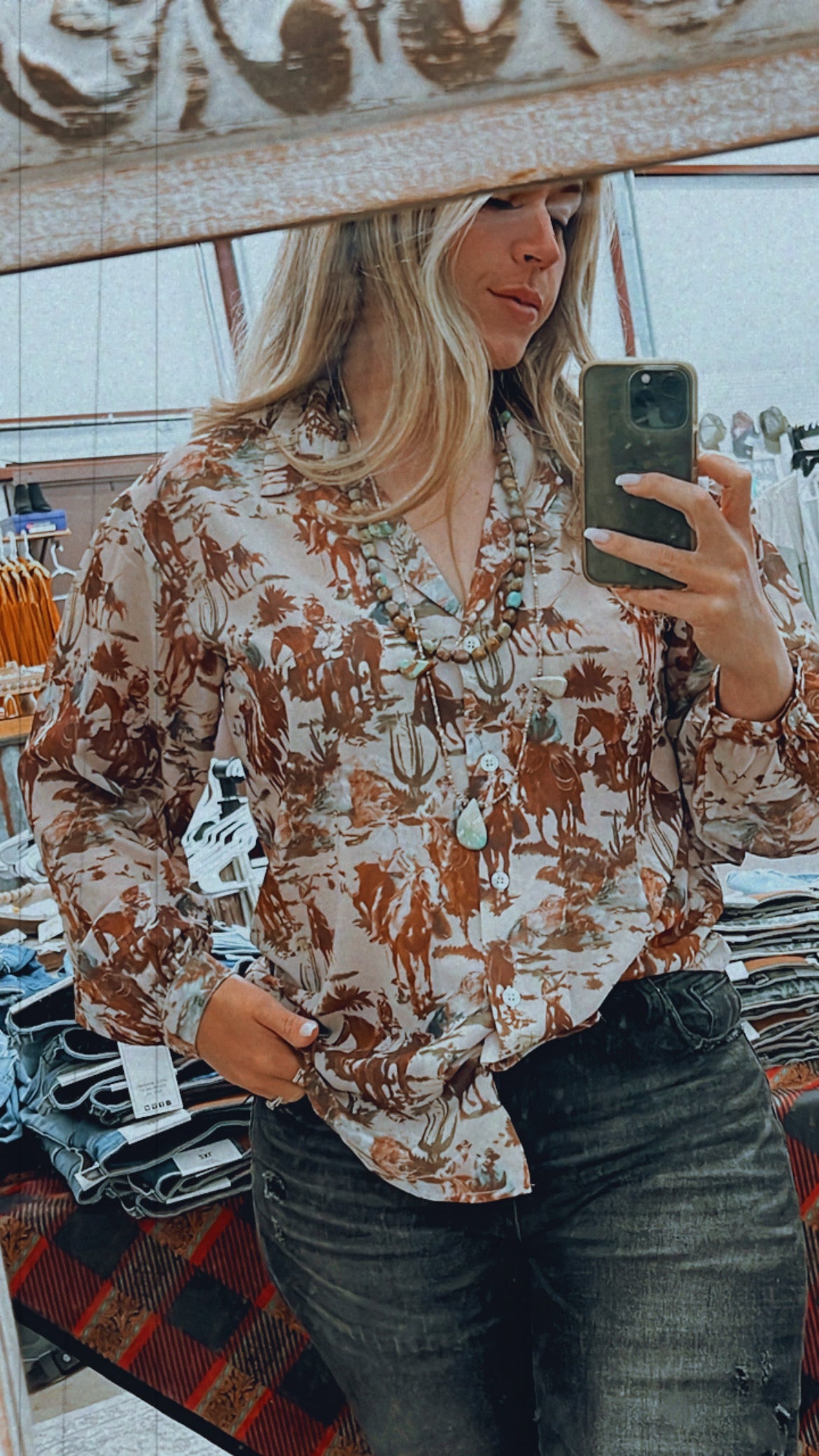 COWBOY BLOUSE