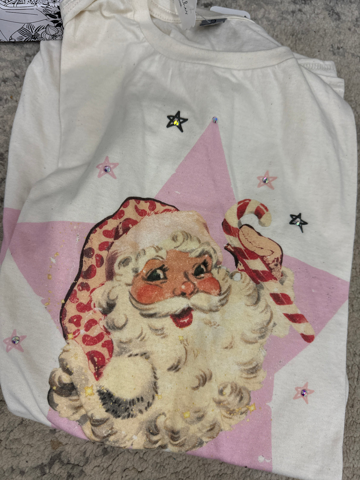 Santa rhinestone