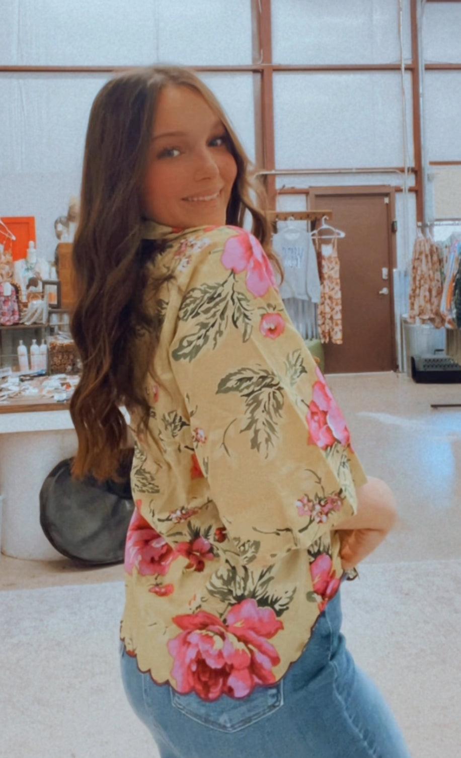 Sunshine floral top