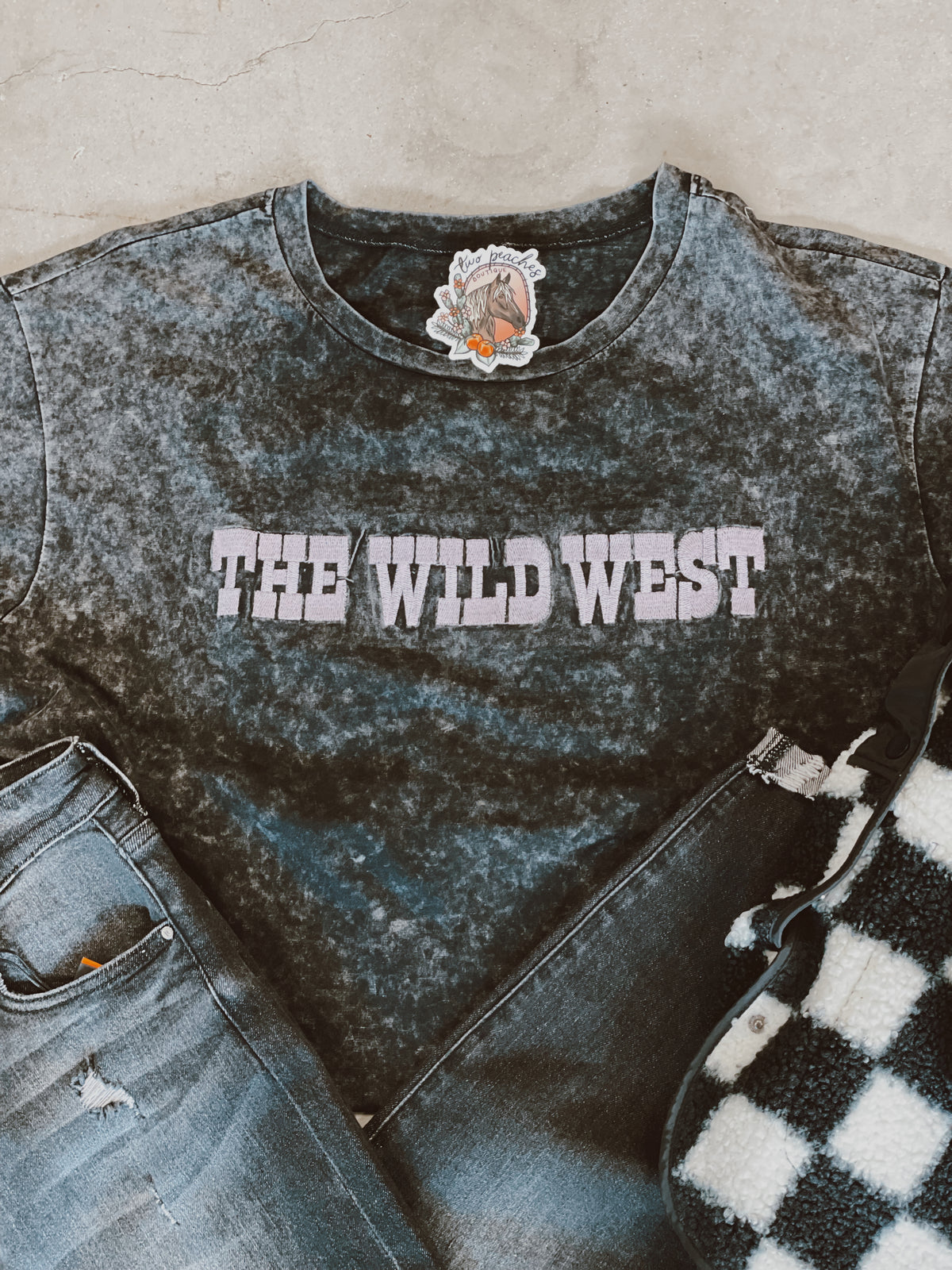 The Wild West butterfly tee