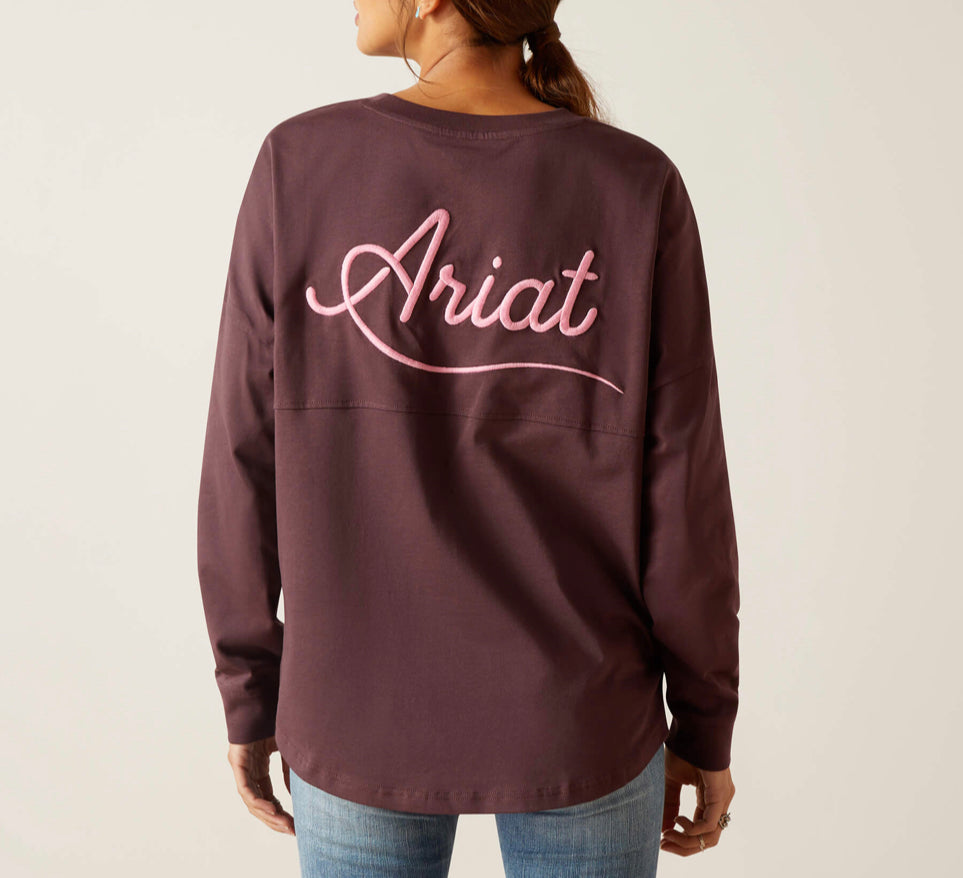 Ariat LS Tshirt Clove Brown