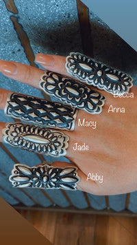 Adjustable Sterling Rings