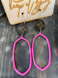 Neon LV Dangles