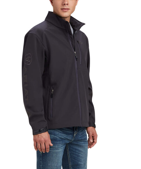 Men's Logo 2.0 Softshell Jacket-Phantom Black