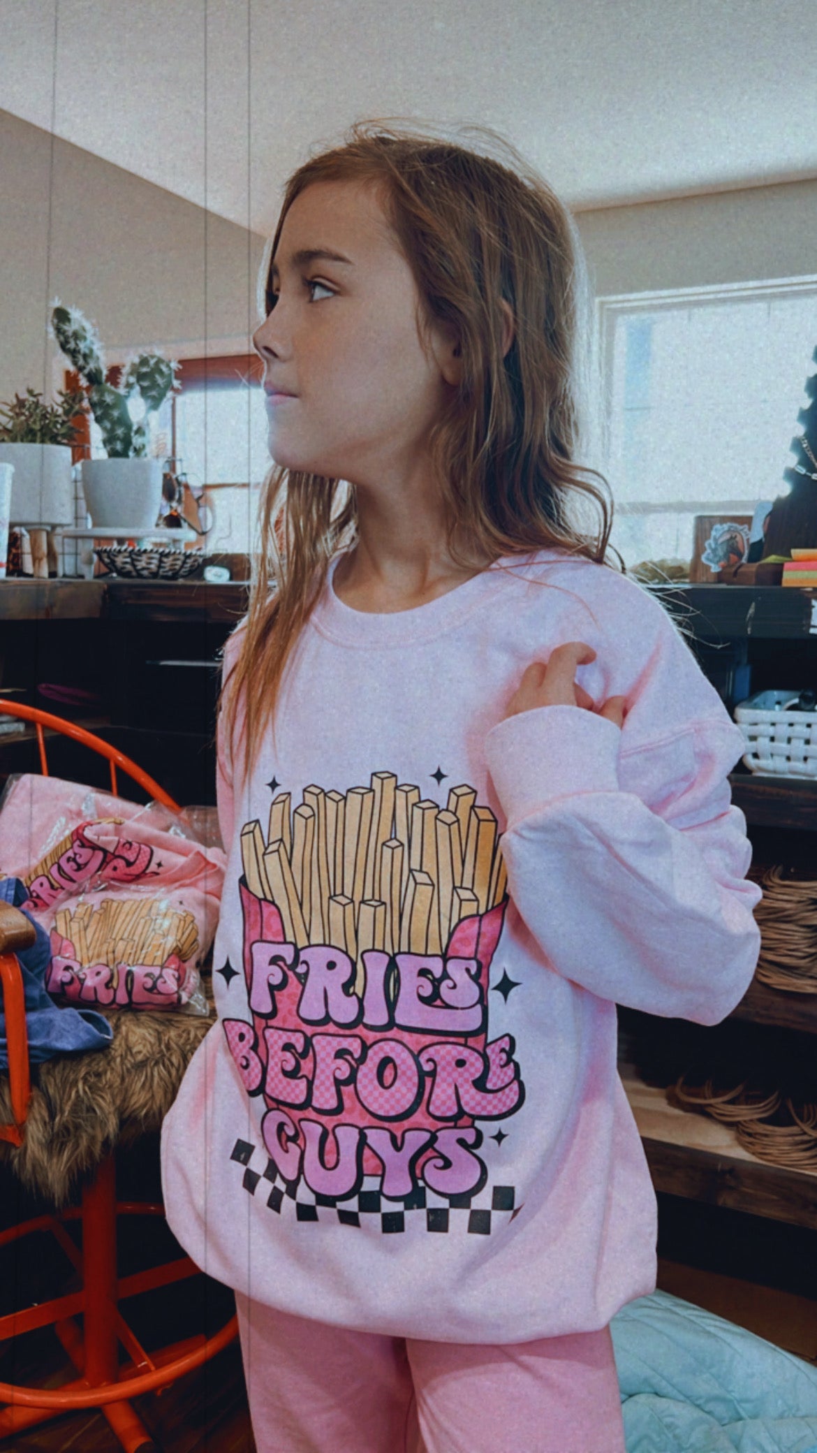 Fries Before Guys Sweatshirt