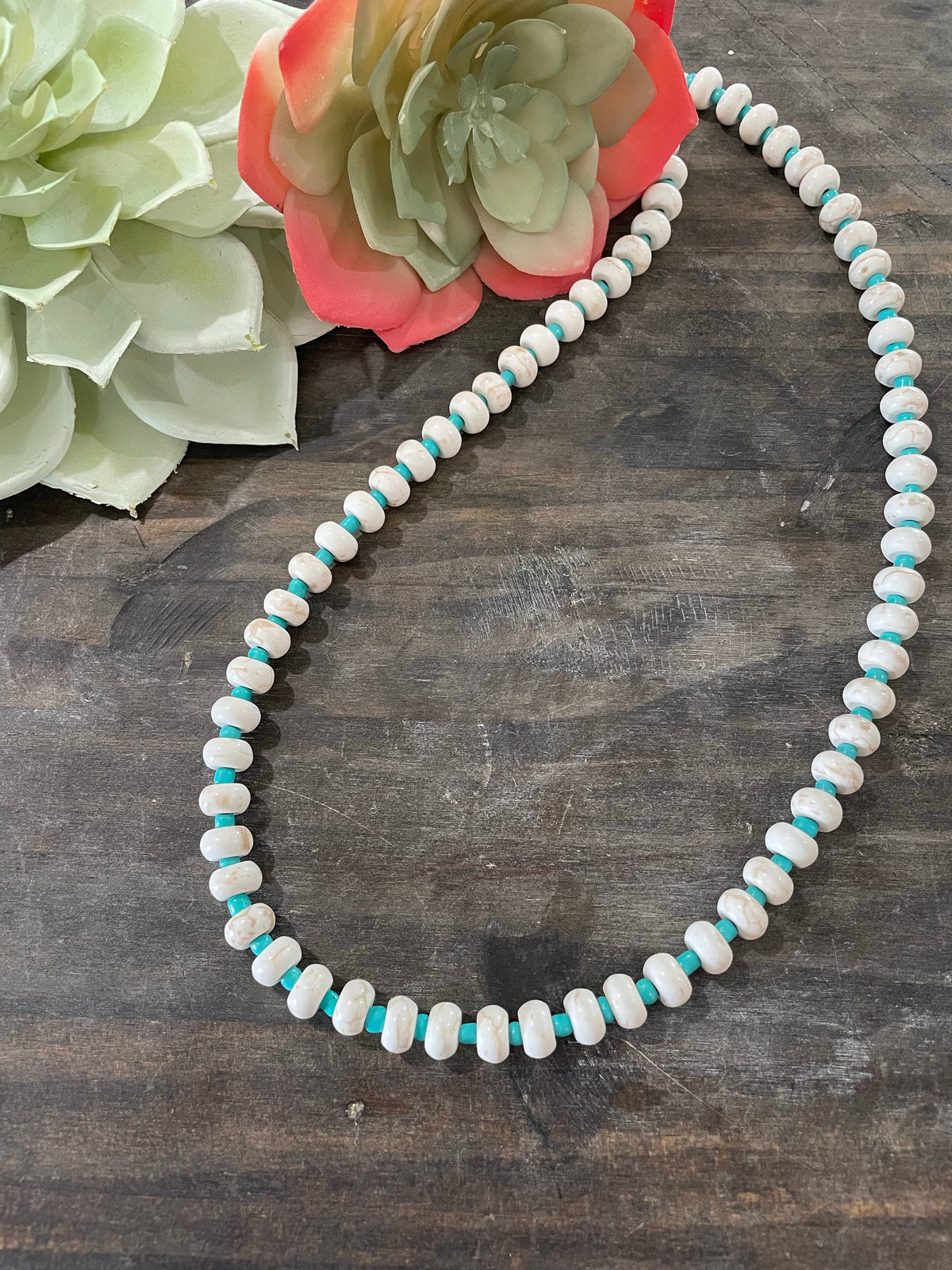 Creamy Turq Necklace