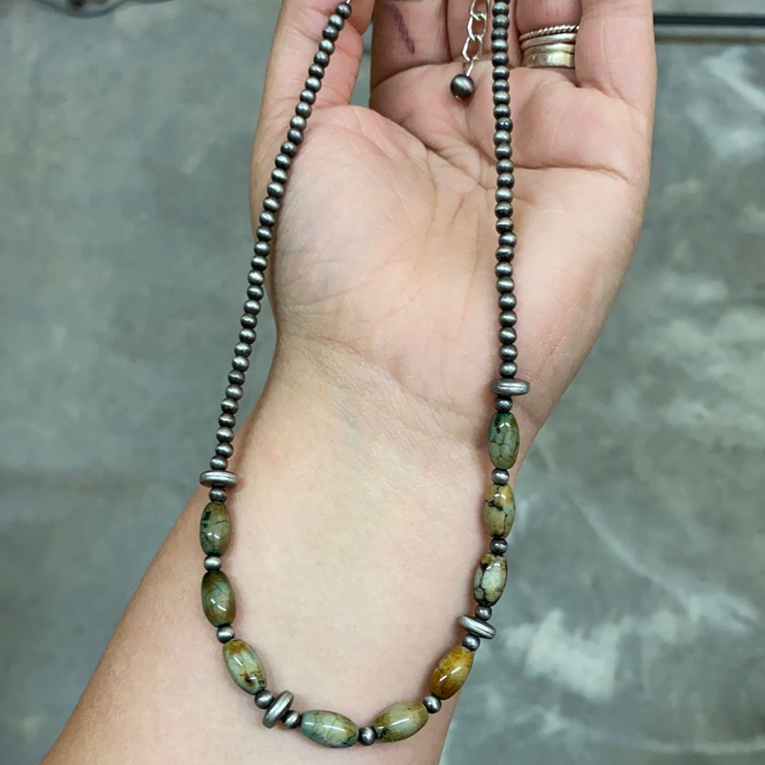 Green Pebble Choker