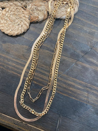 Herringbone Gold Chain