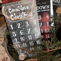 Countdown to Christmas Sign